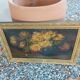 Painting, painting, oil on cardboard bouquet of flowers