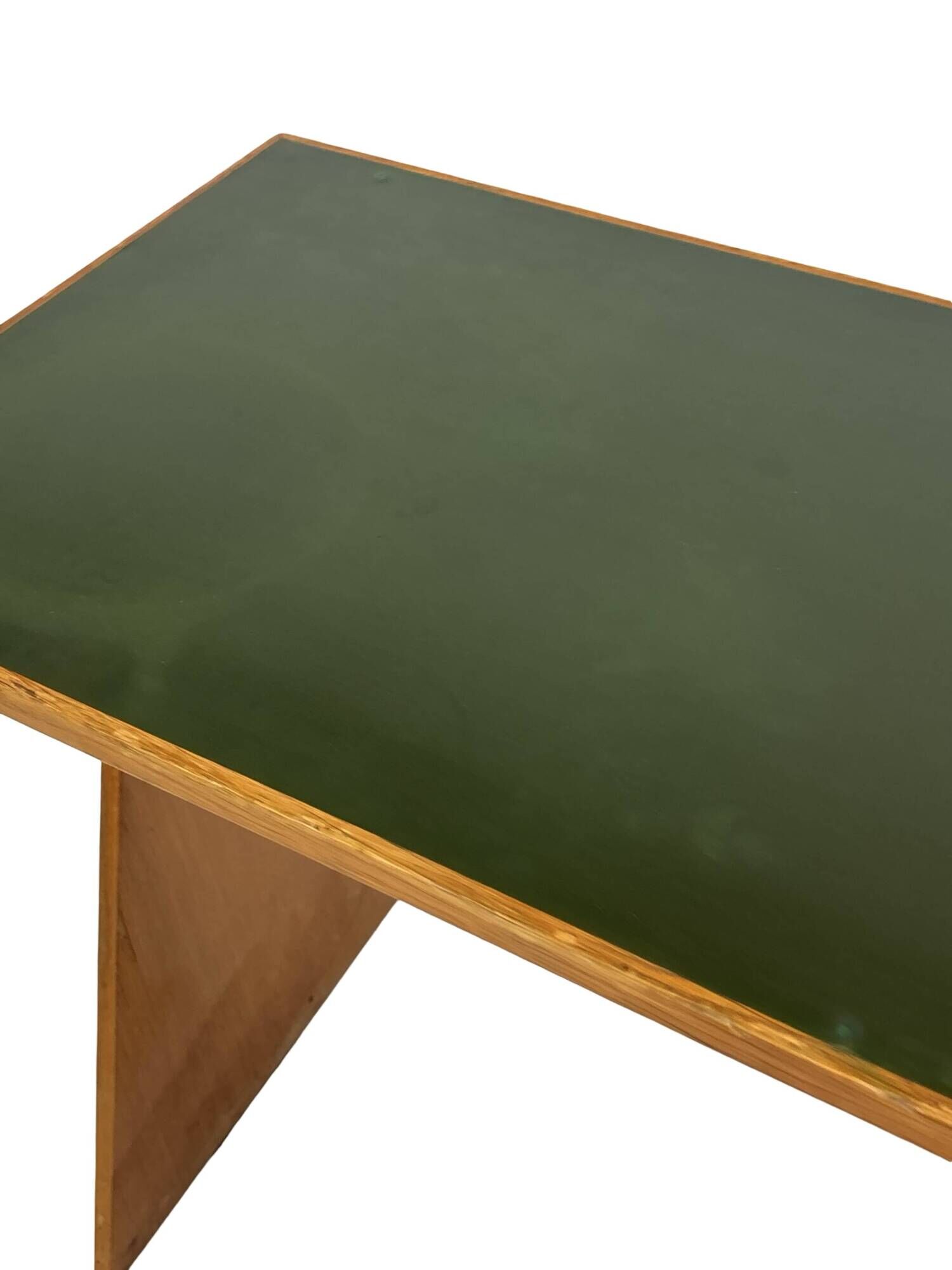 Art Deco desk, minimalist design in oak, unique 40s design, Netherlands.