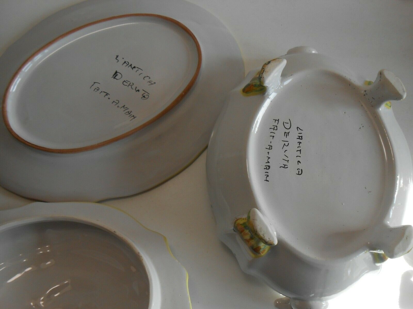 Soupiere "the antica deruta" italian faience