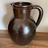 Pitcher stoneware vase Jean Dubost