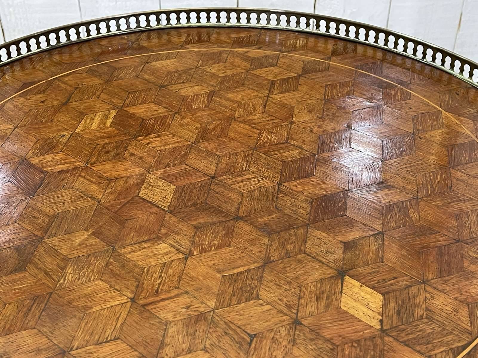 Louis XVI style mahogany side table