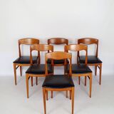 Set of 6 Scandinavian chairs from the 60s