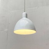 Vintage Danish enamelled pendant lamp model ES by Edgar Schlaefle for Louis Poulsen, 1980s.