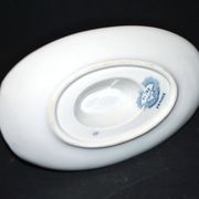 Sarreguemines U&C Flore sauce boat in earthenware with blue flowers