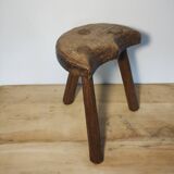 Brutalist tripod stool