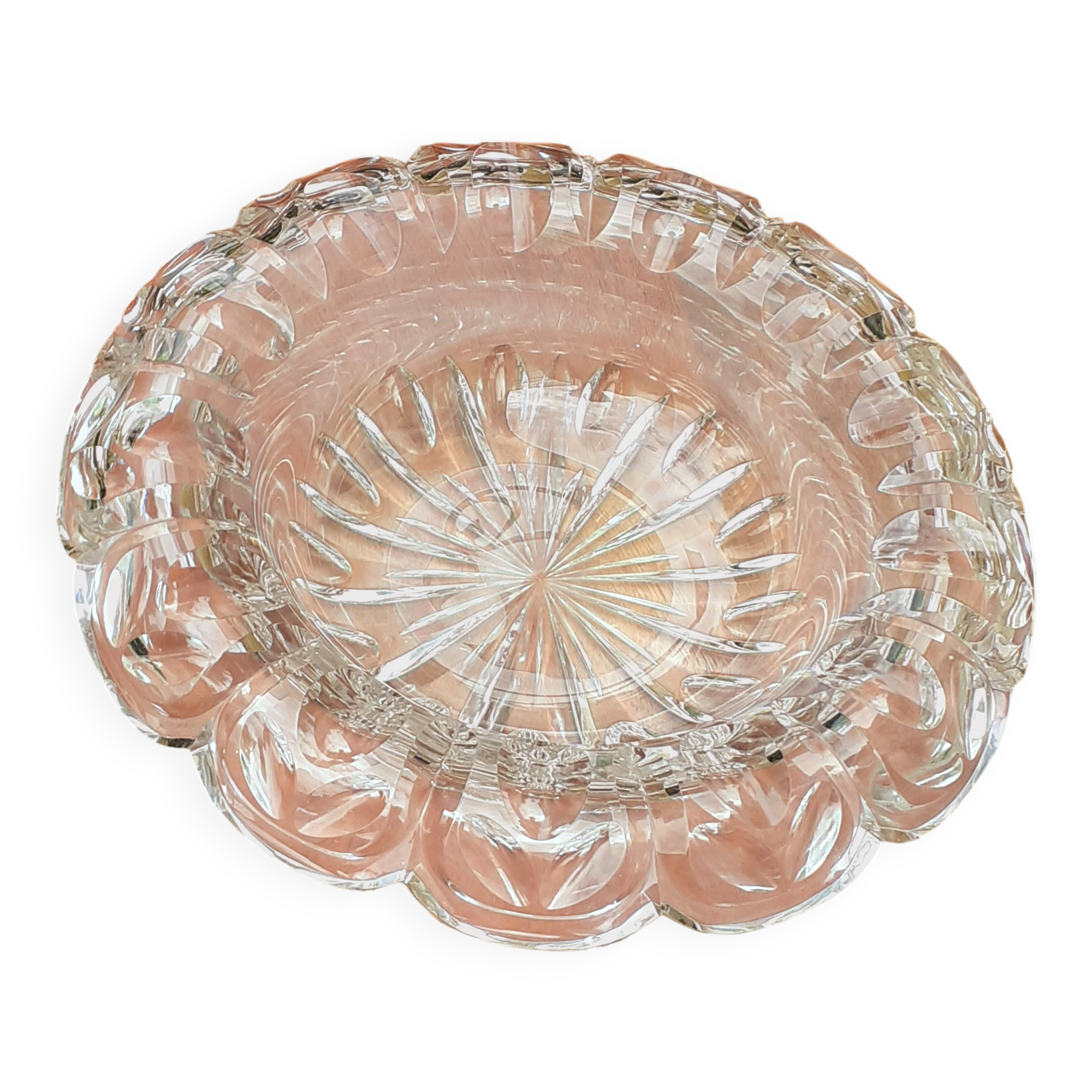 Bowl, Cut Crystal Centrepiece from Saint Louis