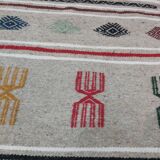 Hand-woven Berber kilim carpet 60x95cm