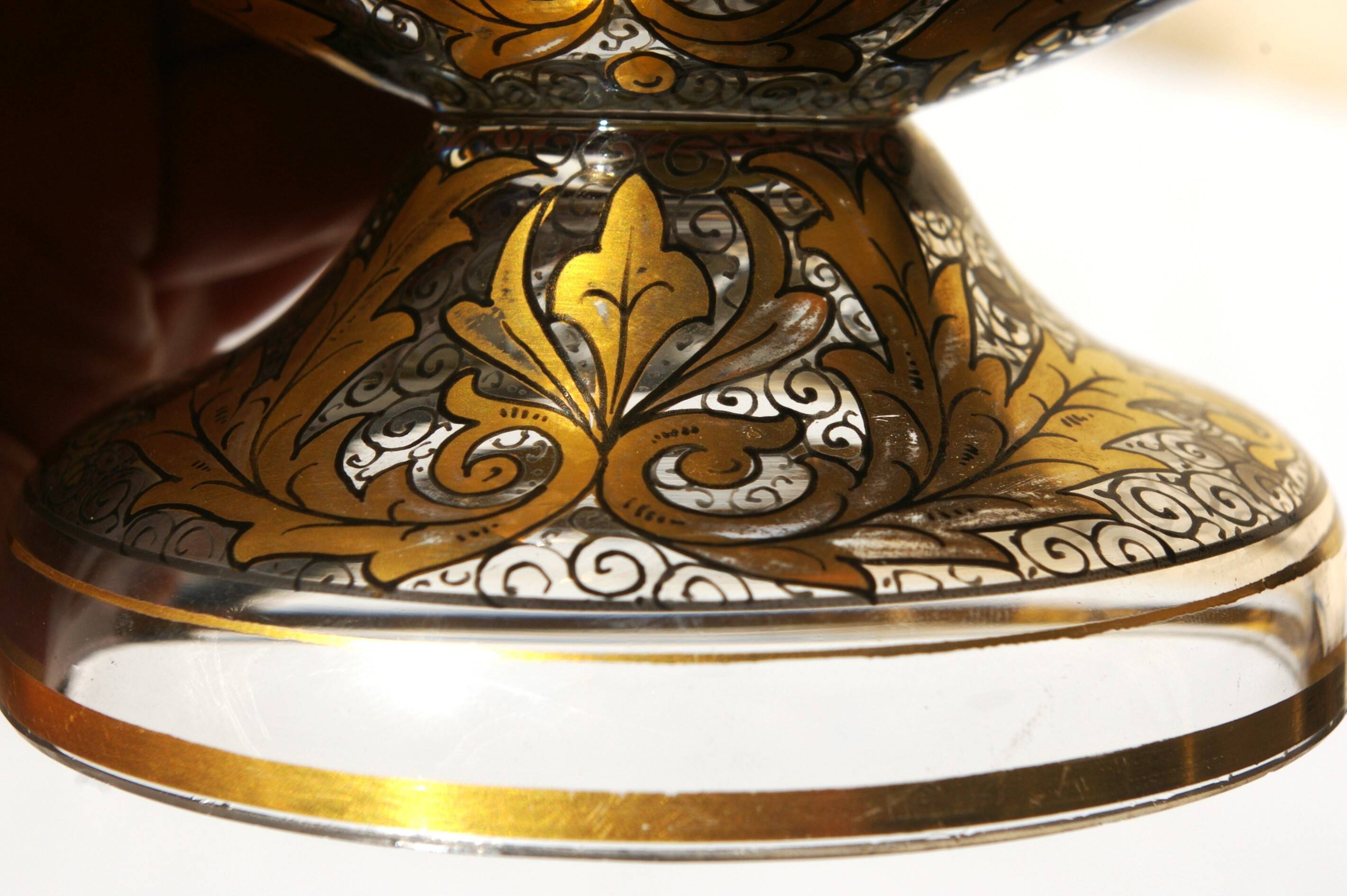 Bohemian Haida Art Nouveau Glass Vase Hermann Pautsch