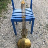 Comtoise clock in cherry style Louis XV period 19th region Fougères.
