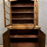 Buffet, bibliothèque Liégeoise en chêne dans le style du 18eme siècle