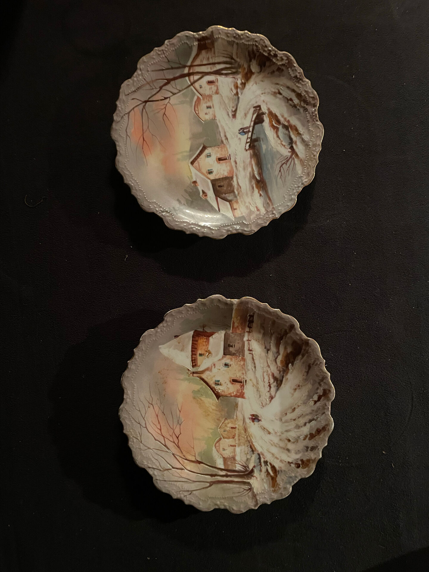 Assiettes porcelaine de Limoges