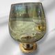 Harlequin liqueur/cognac decanter and 6 glasses, 1950s