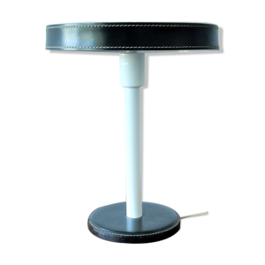 Lampe de table en cuir