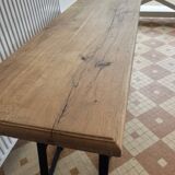 Wood/metal console