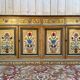 Louis Philippe style sideboard in painted wood and faux marble