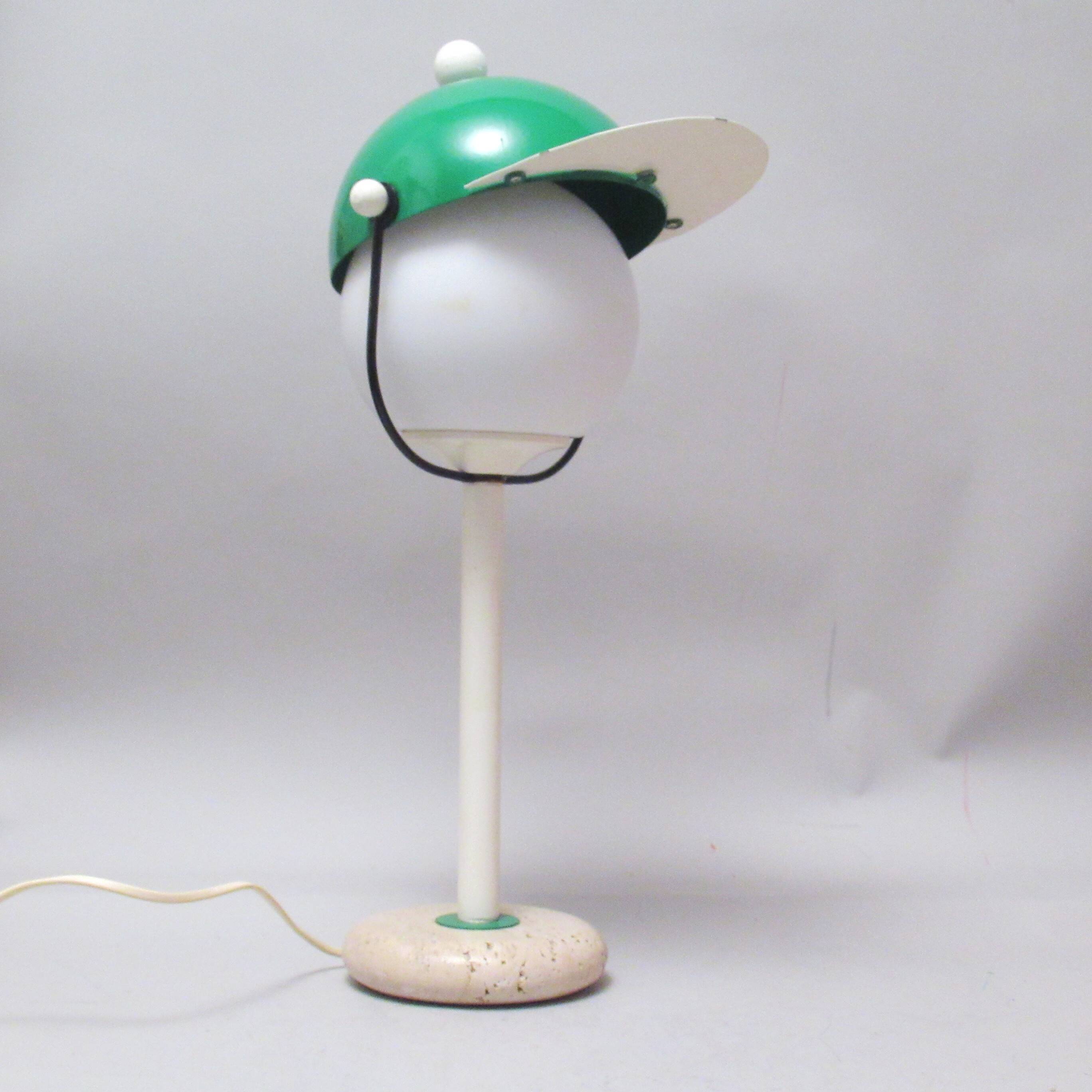 Italian cap lamp Arti e Mestieri from the 1980s.