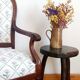 Voltaire armchair and its ottoman