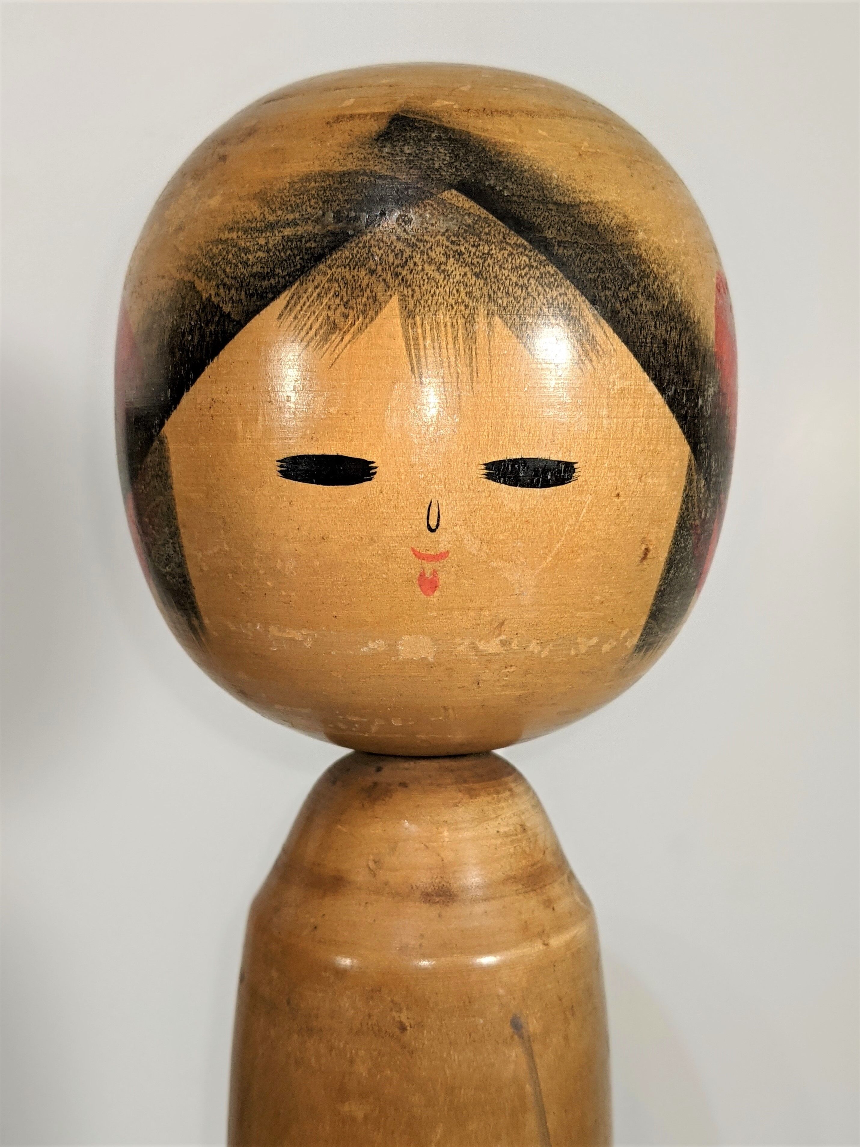 Kokeshi doll by Mrs. Sato Kozon vintage Japan 1960-70