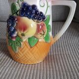 Céramique vintage très originale en barbotine