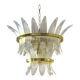 Palmette Murano glass chandelier