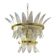Palmette Murano glass chandelier