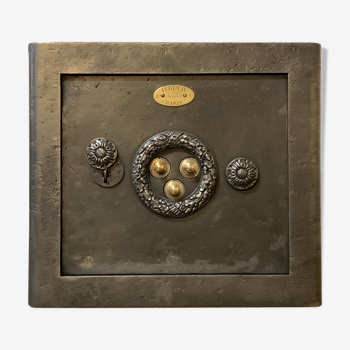 Former industrial safe 19th Petitjean Paris