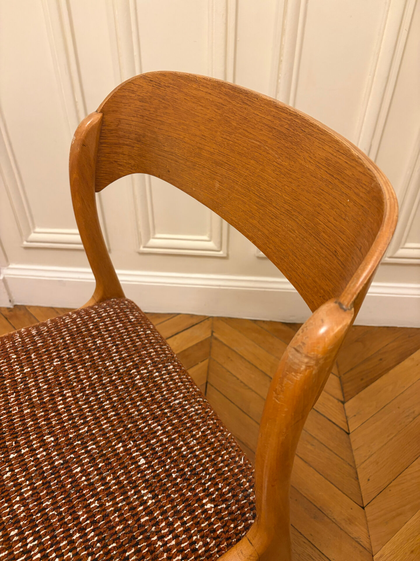 Lot of 6 baumann sled chairs
