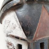 Masque africain Gabon H 26cm Double visage