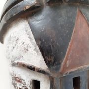 African mask Gabon H 26cm Double face
