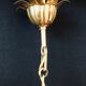 Lantern 3 lights bronze and brass