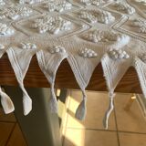 Ancien couvre lit au crochet