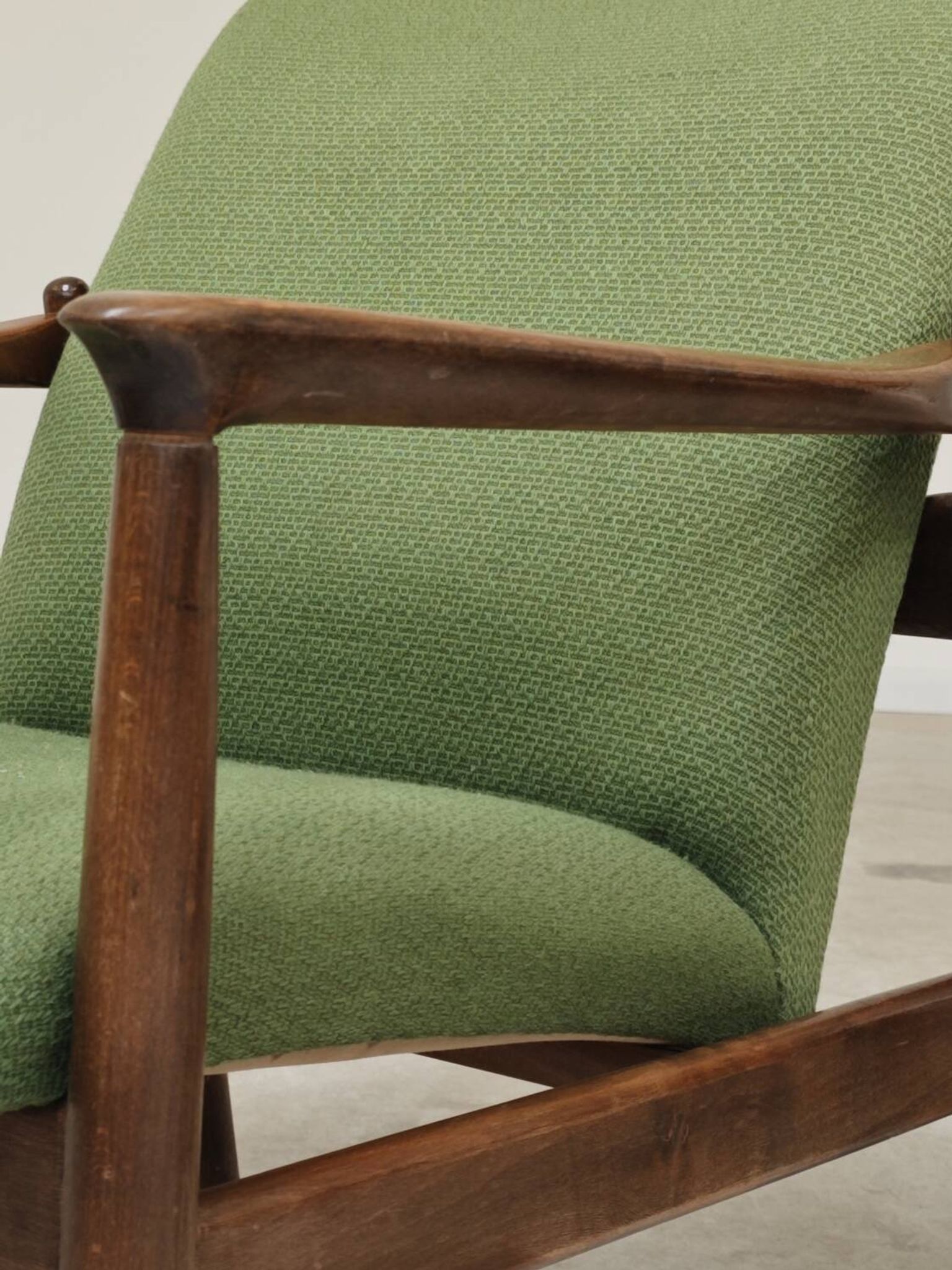 Paire de fauteuils vert GMF 64 par
Edmund Homa, Pologne 1960