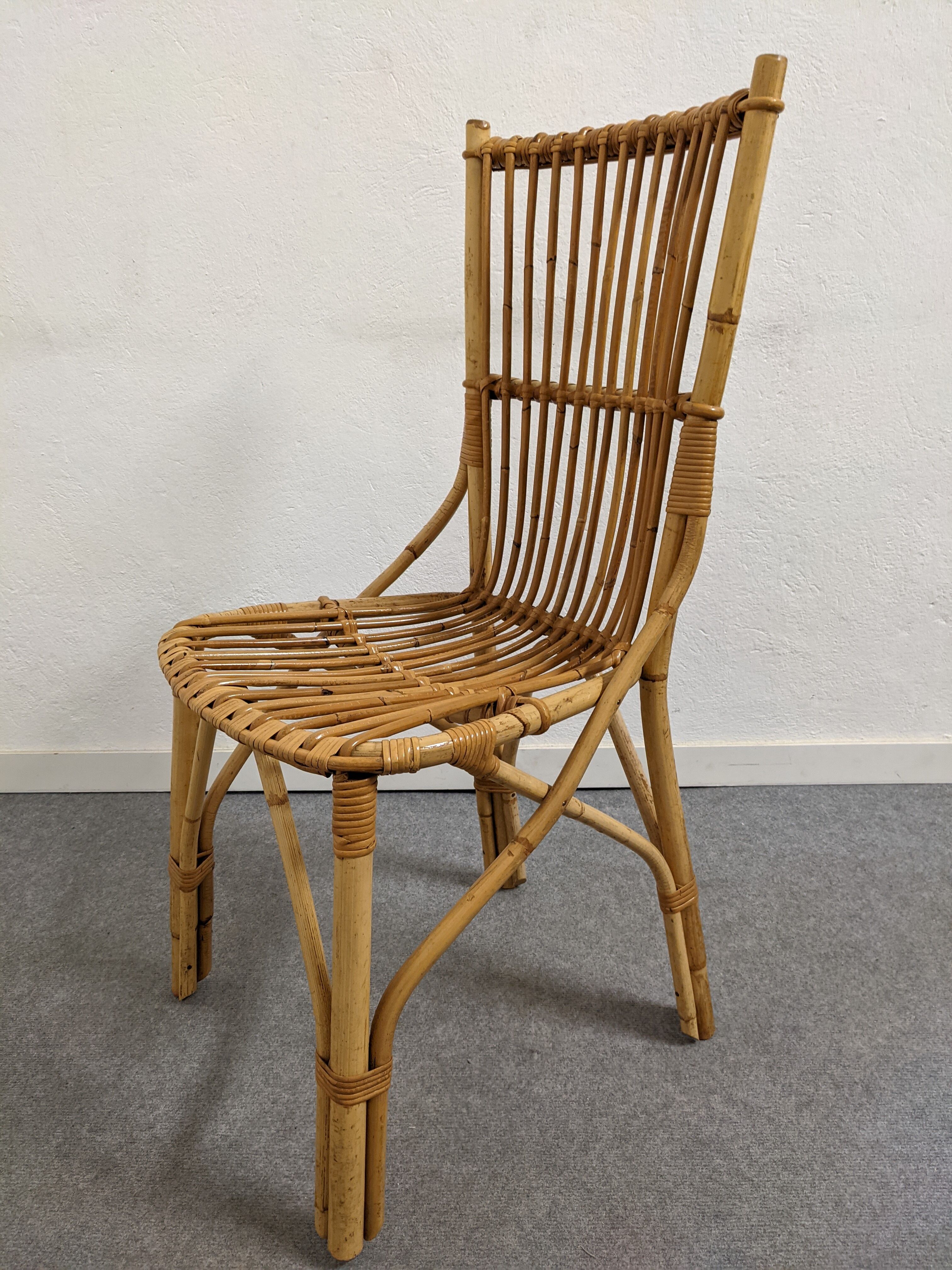 60s/70s bamboo chair