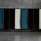 Modernist wardrobes by Willy Van Der Meeren for Tubax, Belgium, 1950s