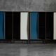 Modernist wardrobes by Willy Van Der Meeren for Tubax, Belgium, 1950s