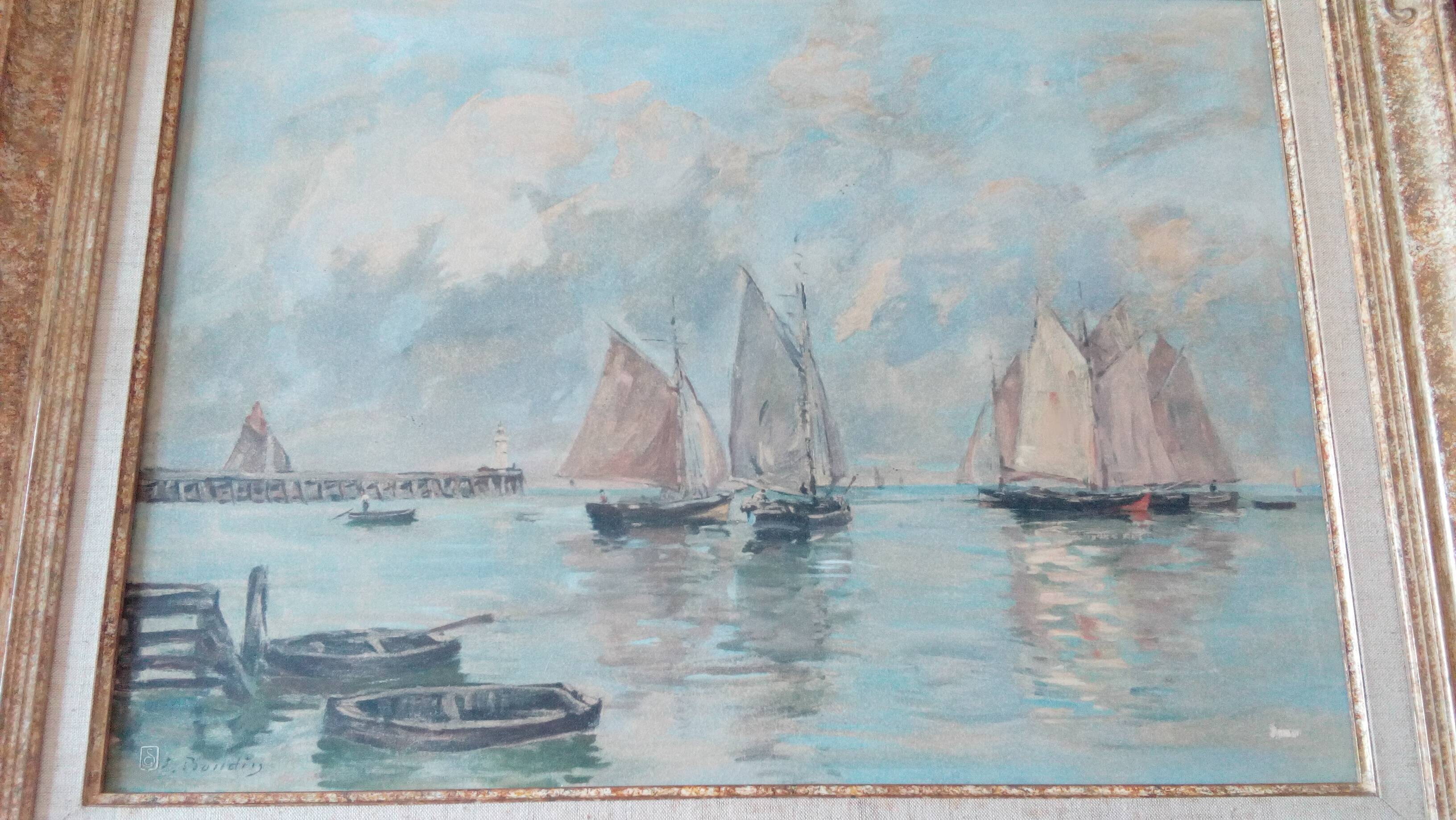 Marine lithograph reproduction table