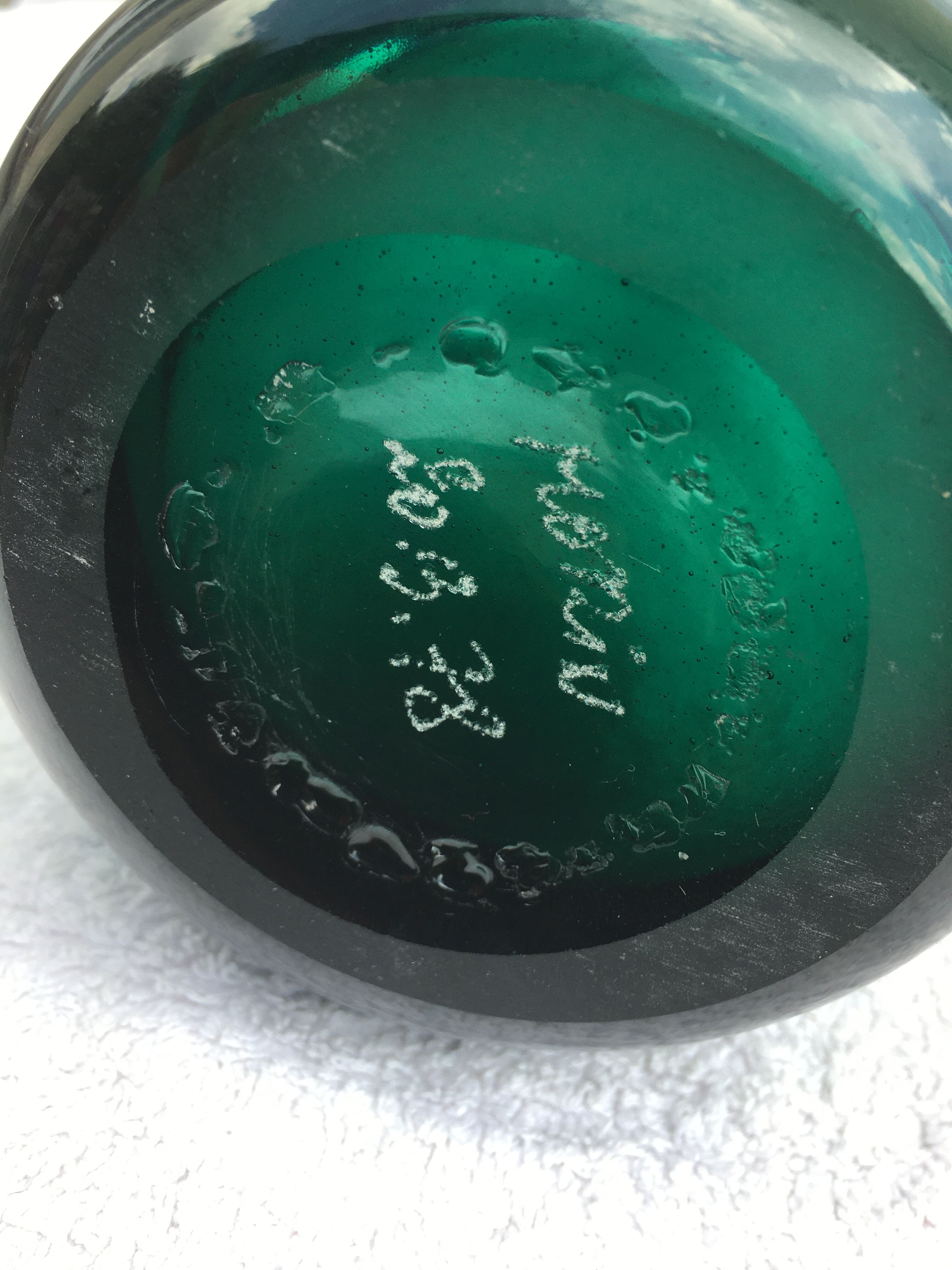 Freeform bottle by Claude Morin 70s