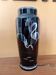 Michel Herman known as HEM - Truncated conical vase in black glass Art Deco