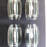 4 vintage italian design veca wall lamps