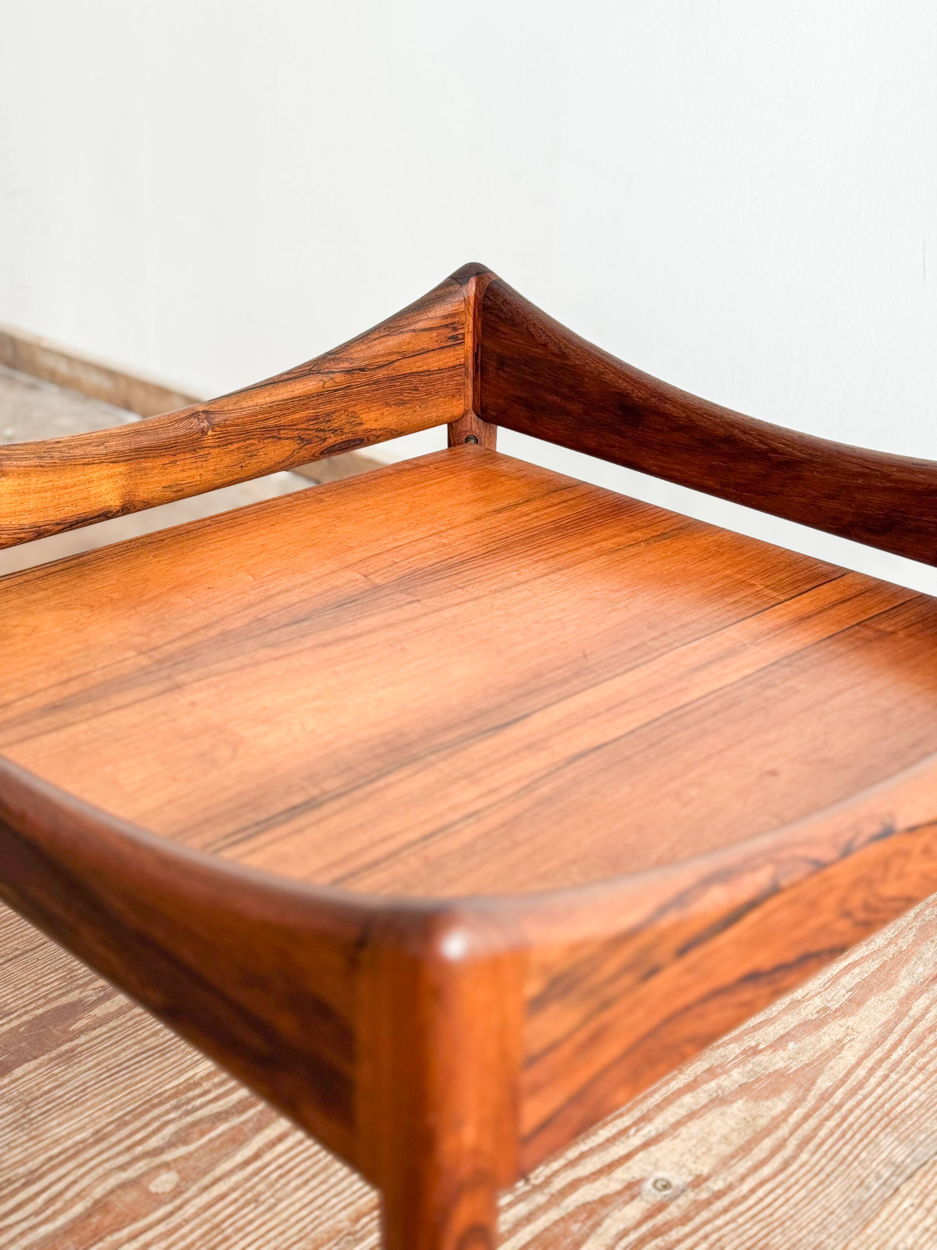 Ensemble danoise avec fauteuil, repose-pieds et table par Kristian Vedel