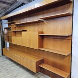 Modular teak shelf / germany / 1970s / cadovius style / kai kristiansen