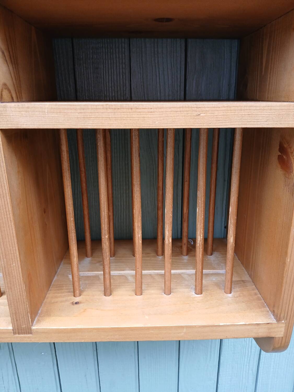 Wooden wall shelf/dresser