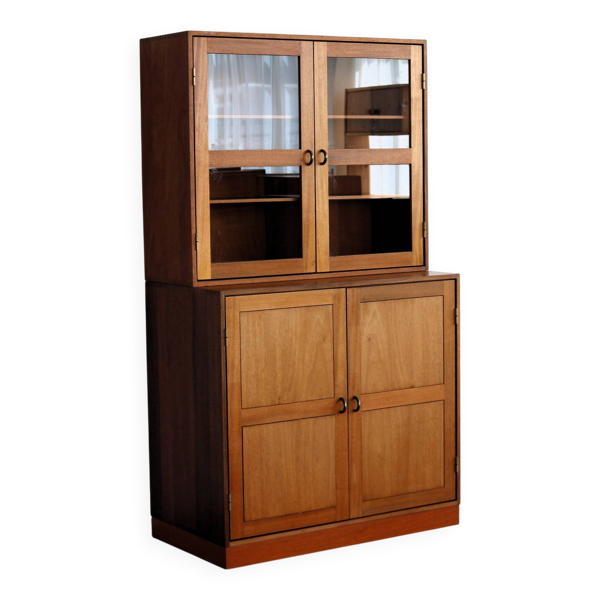 armoire murale vintage vitrine C. Hvidt