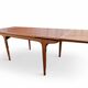 Vintage Teak dining table, "Paris TV cabinet" 1960 + extensions