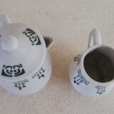 Pot à lait et crémier Art Nouveau