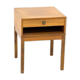 Table de chevet en noyer, Suède, 1960