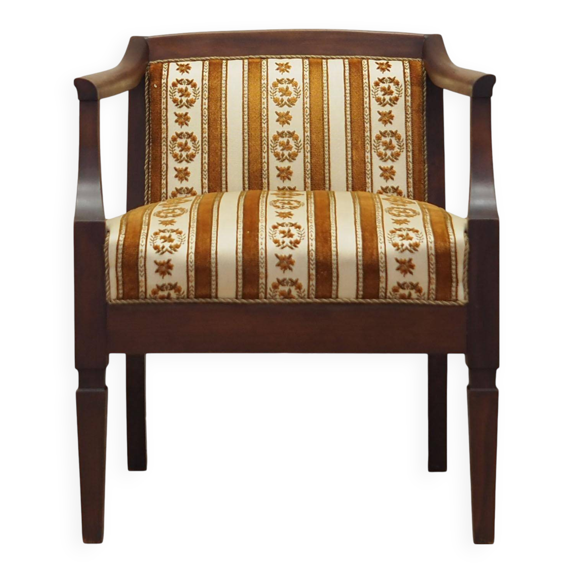 Mahogany armchair, Danish design, 1970s, production: Denmark