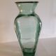 Trapeze vintage thick glass vase