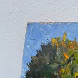 Oil knife painting landscape