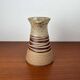 Danish modern studio pottery vase by Tue Poulsen for Tue Keramik, 1960.
